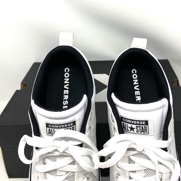 🍃Sale🍃 CONVERSE Mens Size CTAS Cs Ox White Canvas Low Top Easy Pull On 166964C - Picture 4 of 10